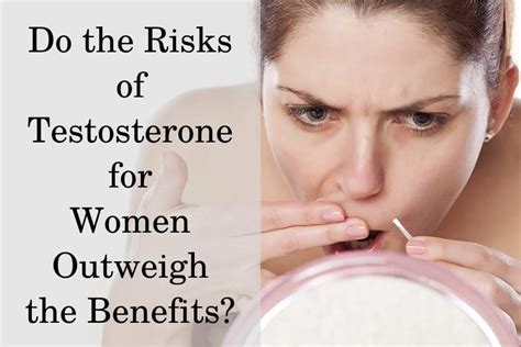 testosterone for women side effects